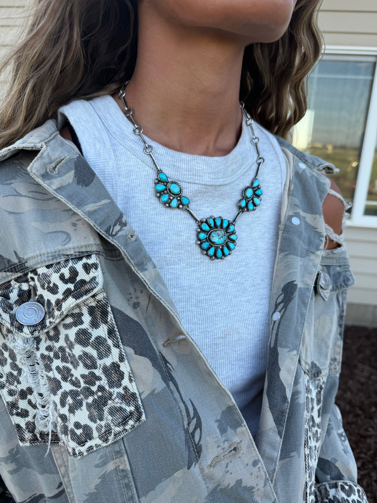 “Lucky Jo” on handmade adjustable chain