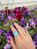 “Denim Sky” ring size 8 1/4