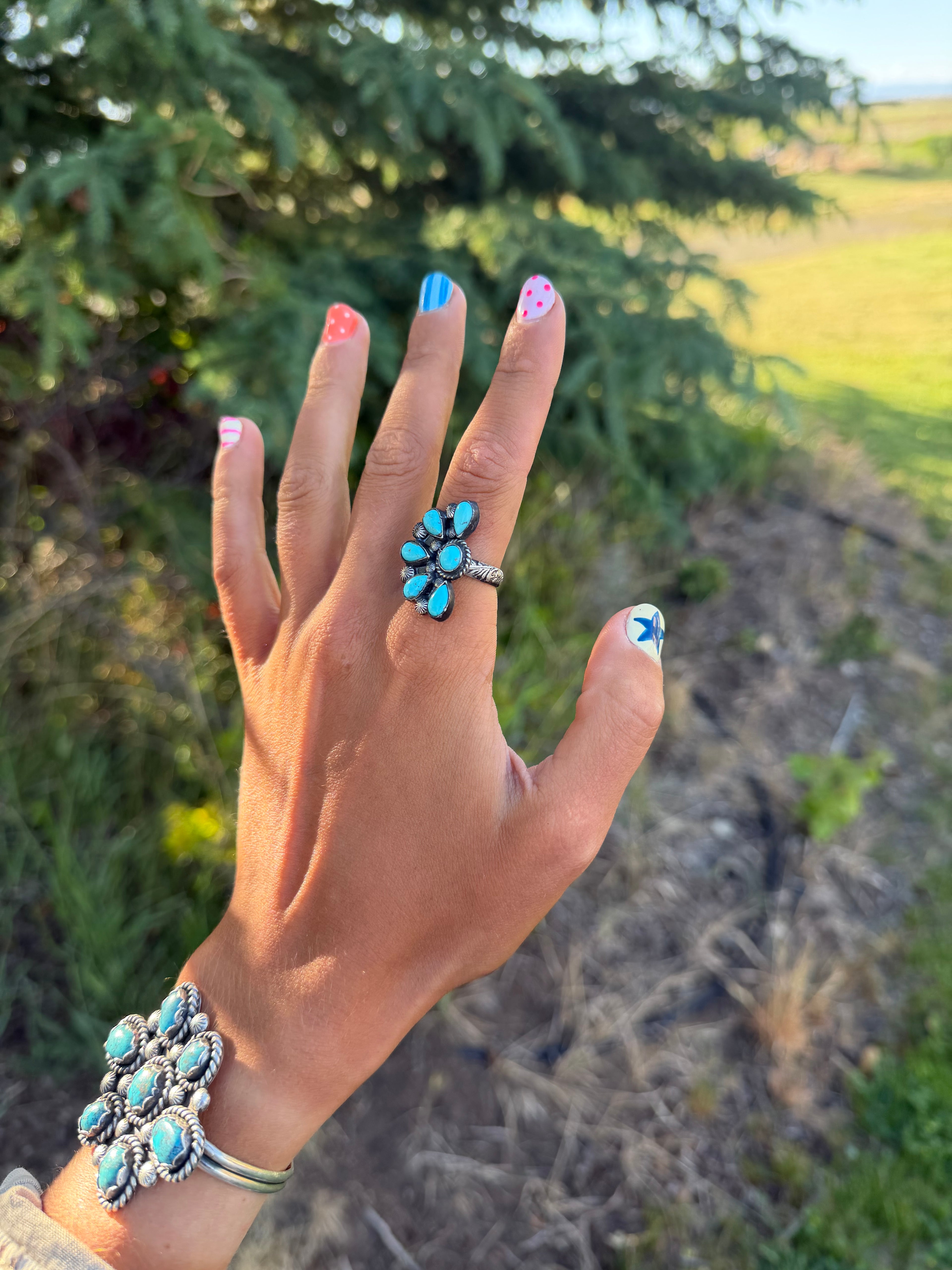 “Lillie Burst” size 7 1/4 ring