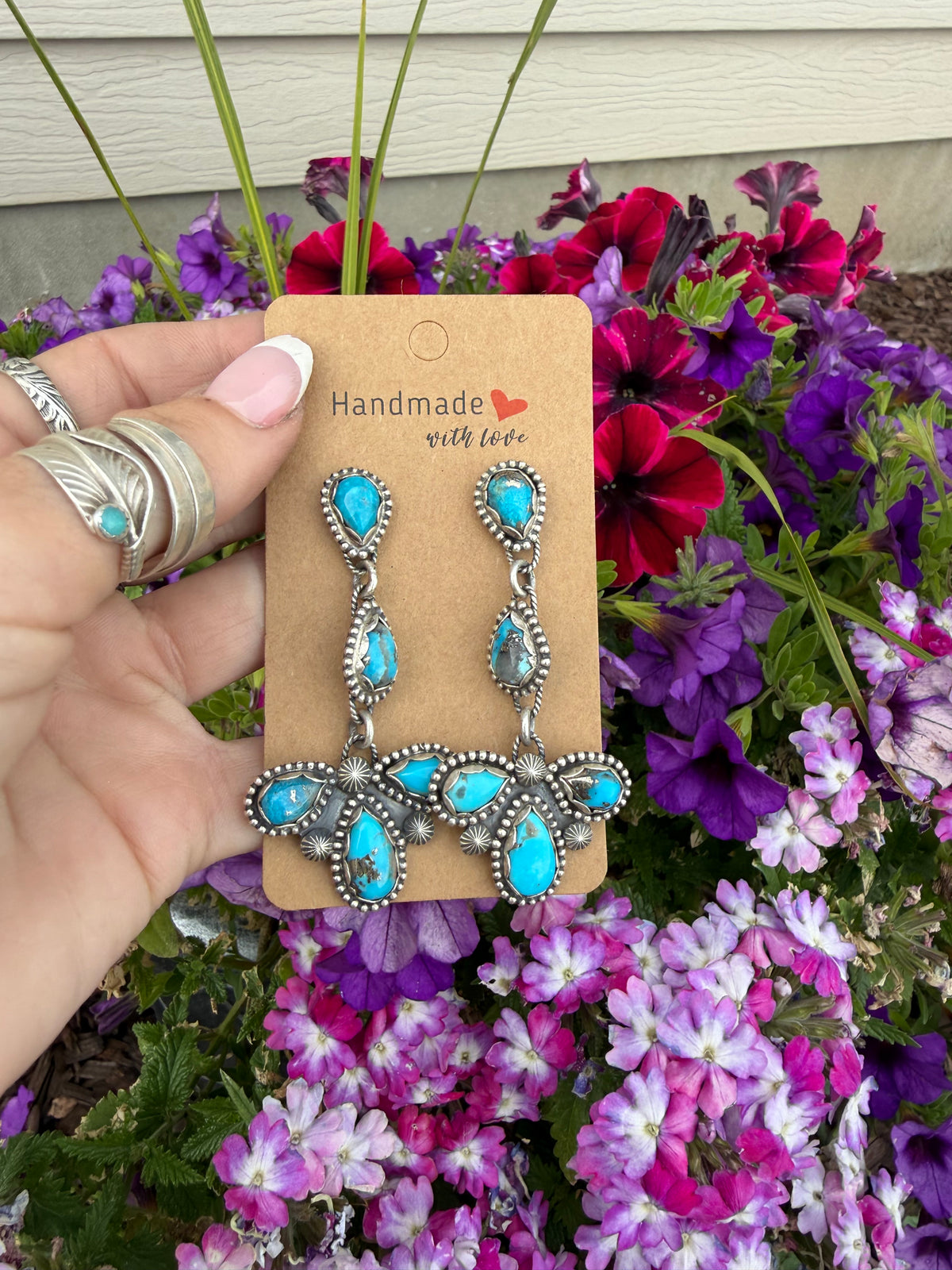 “America’s Sweetheart” dangle earrings