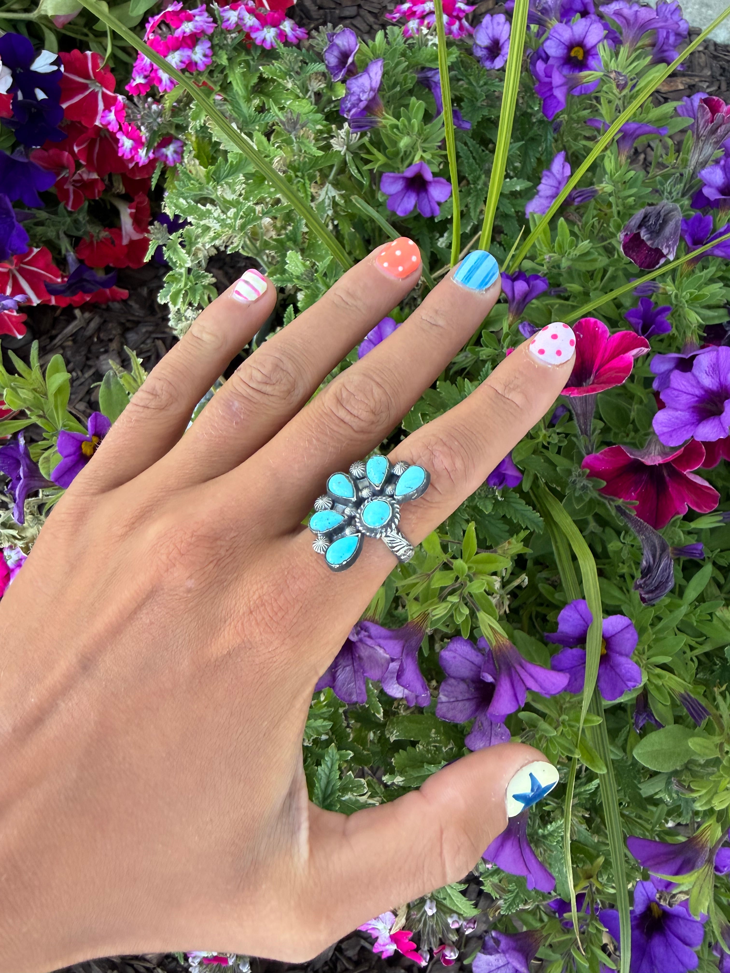 “Lillie Burst” size 7 1/4 ring