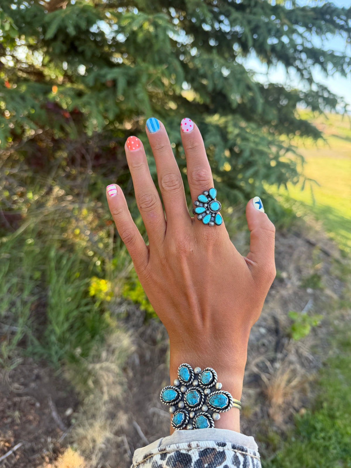 “Midnight Denim” adjustable bracelet