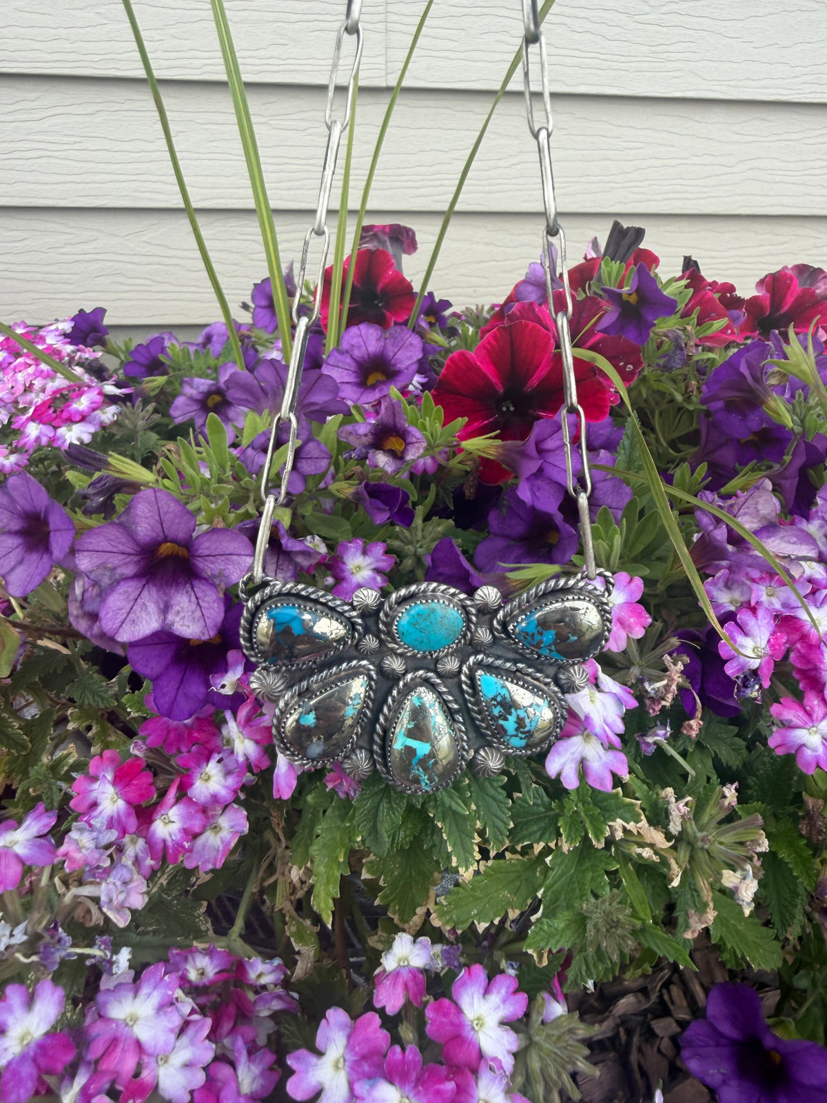 “Sunday Skye” on handmade chain