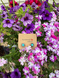 “Denim Baby” earring studs