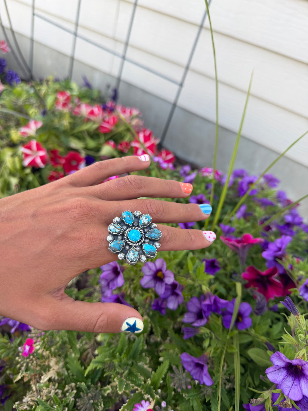 “Midnight Moon” size 7 ring