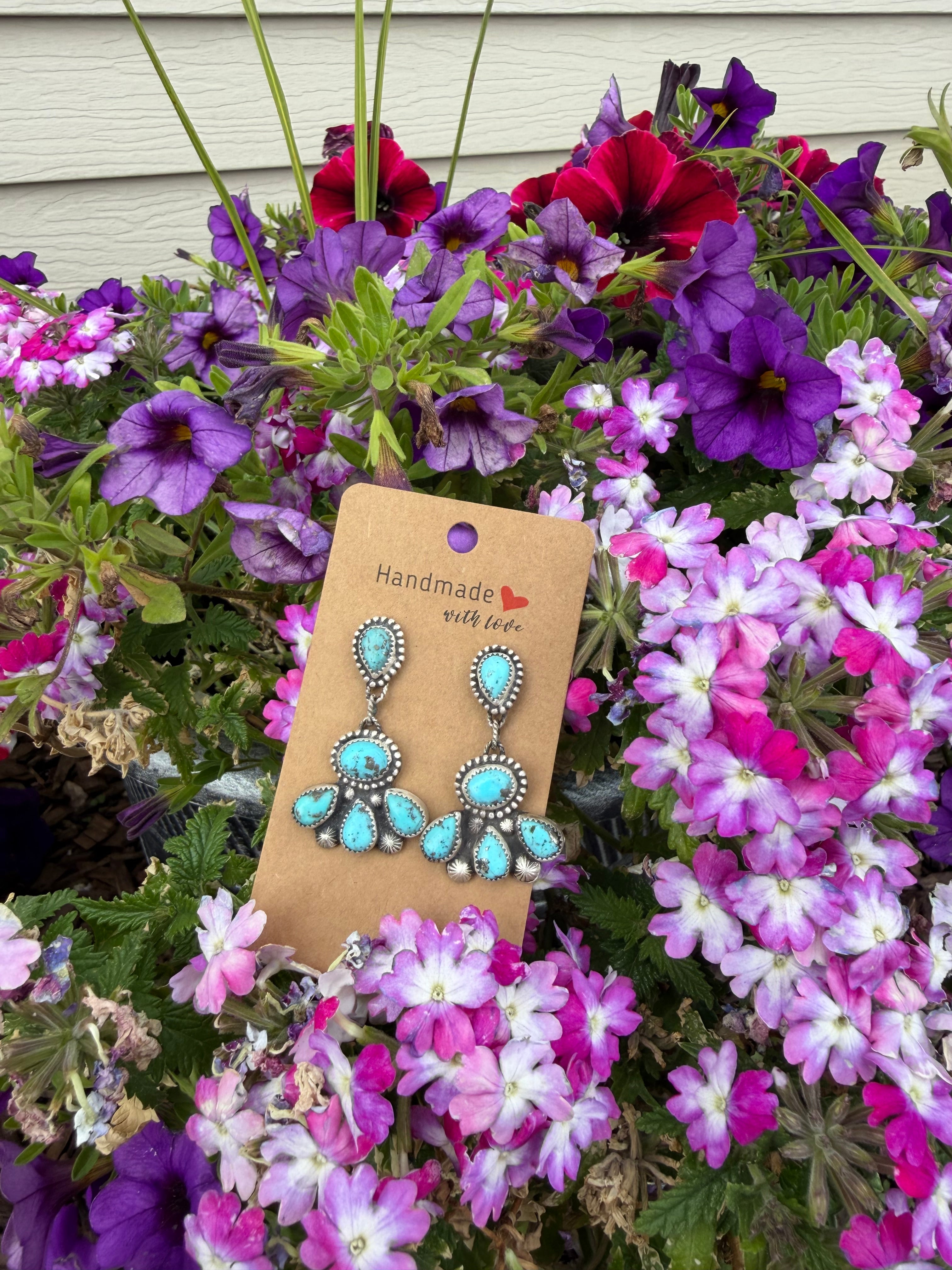 “Desert Doll” dangle earrings