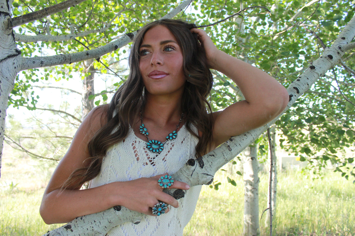 “Wild Belle” adjustable cluster ring
